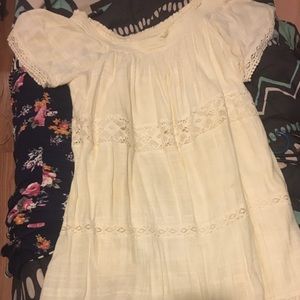 Never worn American eagle strapless dress